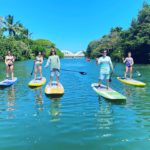 rainbow watersports standup paddle boarding north shore haleiwa hawaii bridge