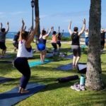 yoga class oahu hawaii beach