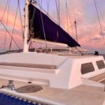 moana sailing company catamaran sunset oahu hawaii