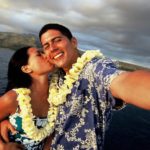 ocean boat couple oahu hawaii
