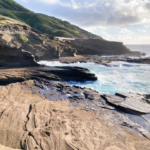 oahu rock beach hawaii